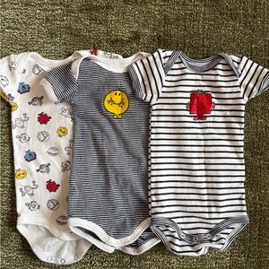 Petit Bateau Onesies (Monsieur Madame)